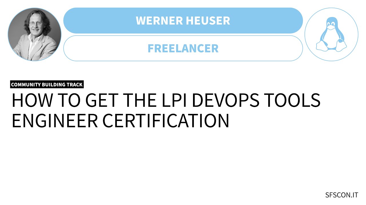 How to get the LPI DevOps Tools Engineer Certification | Werner Heuser