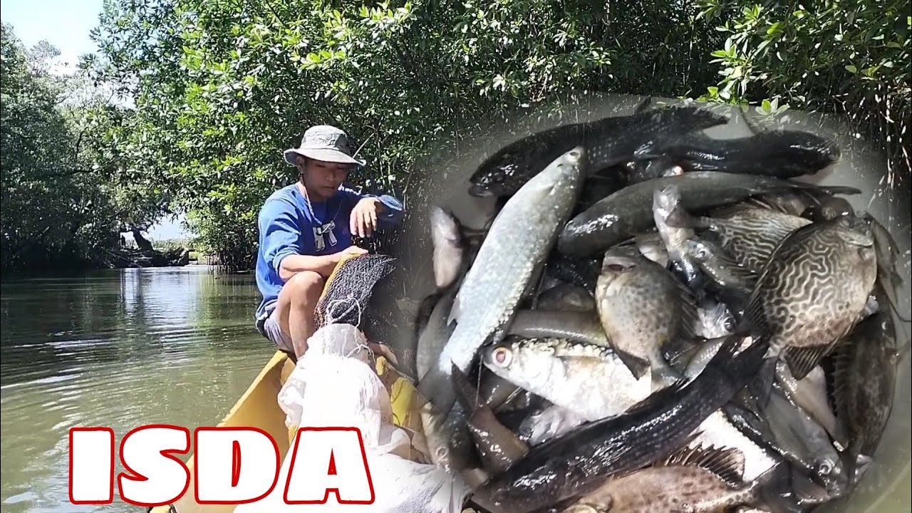 PAG SASARA SA ILOG IBA'T IBANG URING  ISDA ANG HULI NAMIN