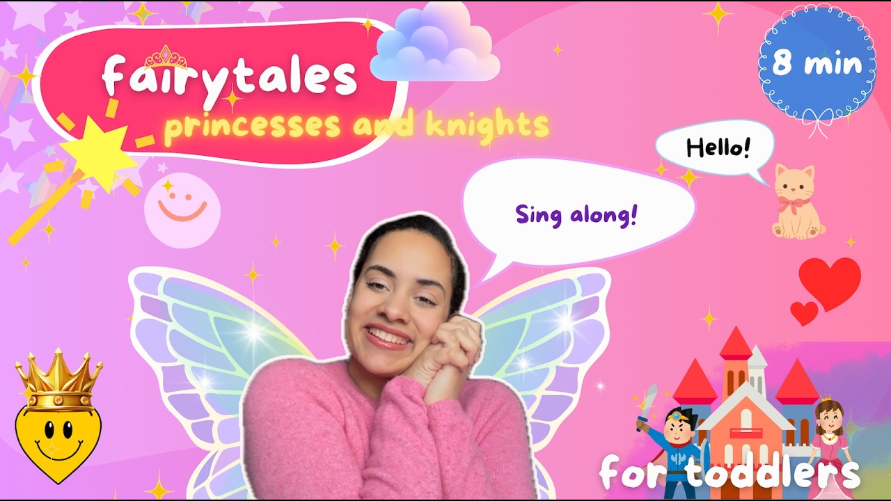 Fairytales: Princesses & Knights 👑 | Sing Along! | 8 Minutes of Magical Fun for Toddlers