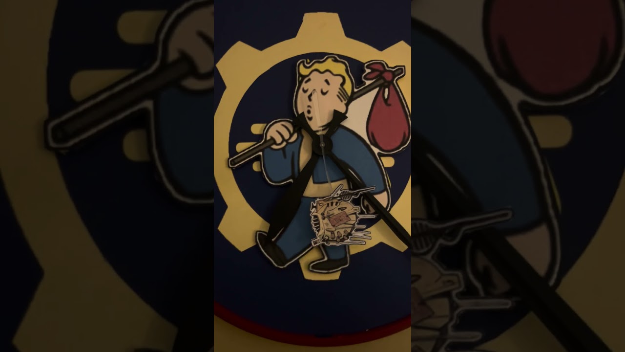 Fallout inspired clock