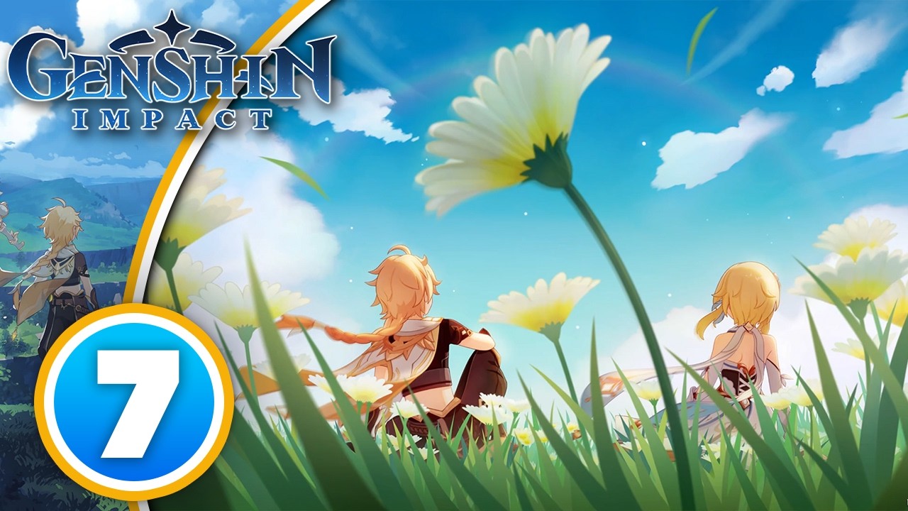 Lets Play Genshin Impact Song of the Welkin Moon Act 7: A Traveler on a Winter's Night