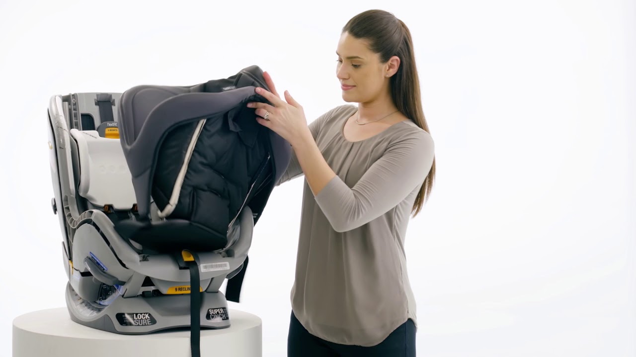 Chicco NextFit Sport Convertible Car Seat - Removing and Replacing the Fabrics