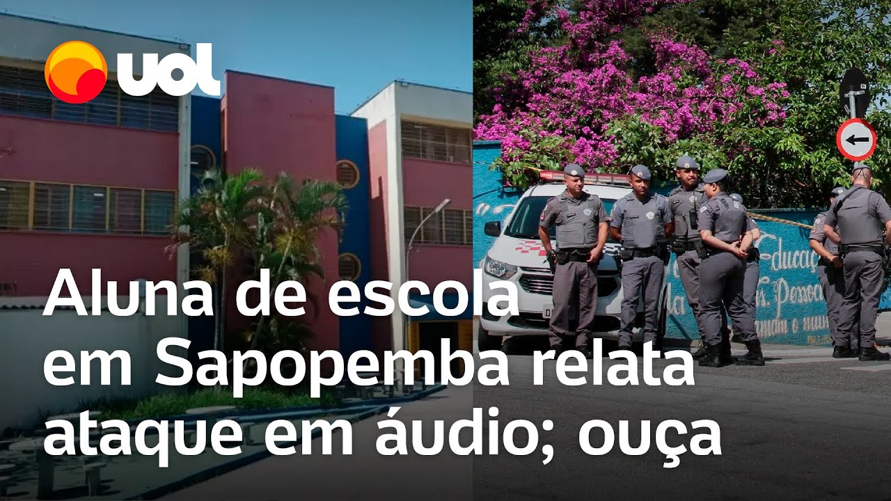 Ataque a escola Sapopemba: Ouça áudio gravado por aluna com relato do ataque: 'Mirou na minha cara'