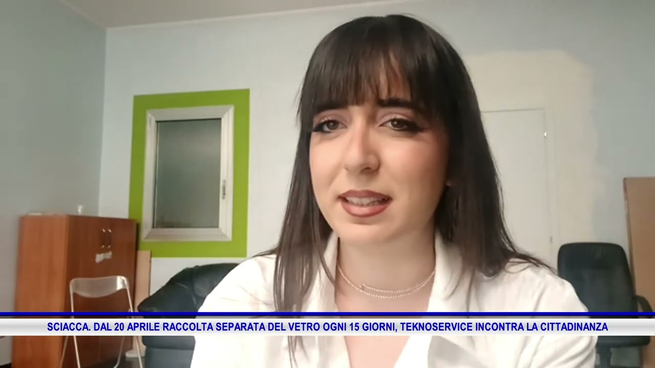 SCIACCA  DAL 20 APRILE RACCOLTA SEPARATA DEL VETRO OGNI 15 GIORNI, TEKNOSERVICE INCONTRA LA CITTADIN