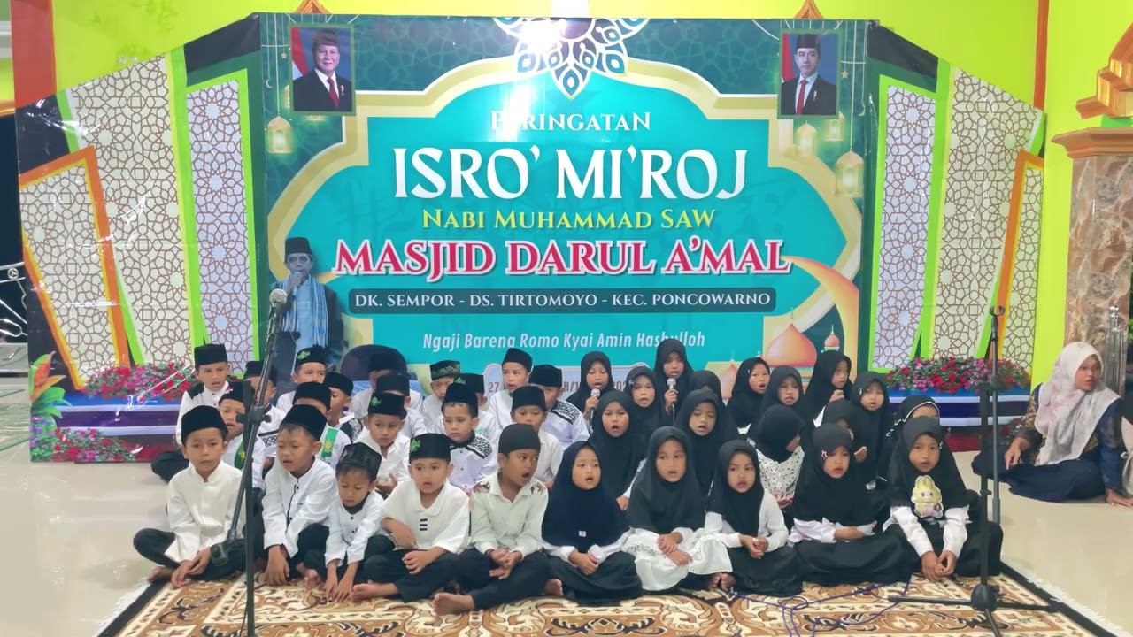 ISRO’ MI’ROJ NABI MUHAMMAD SAW masjid darul a’mal sempor