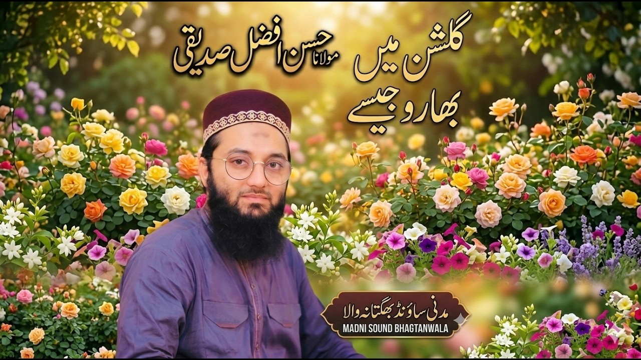 molana hassan afzal saddqi || گلشن مین بہاروں جیسے ہیں || naat
