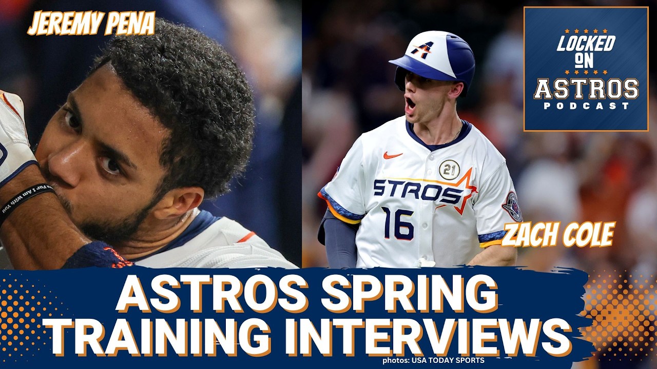 Astros Spring Training Interviews: Zach Cole and Jeremy Pena