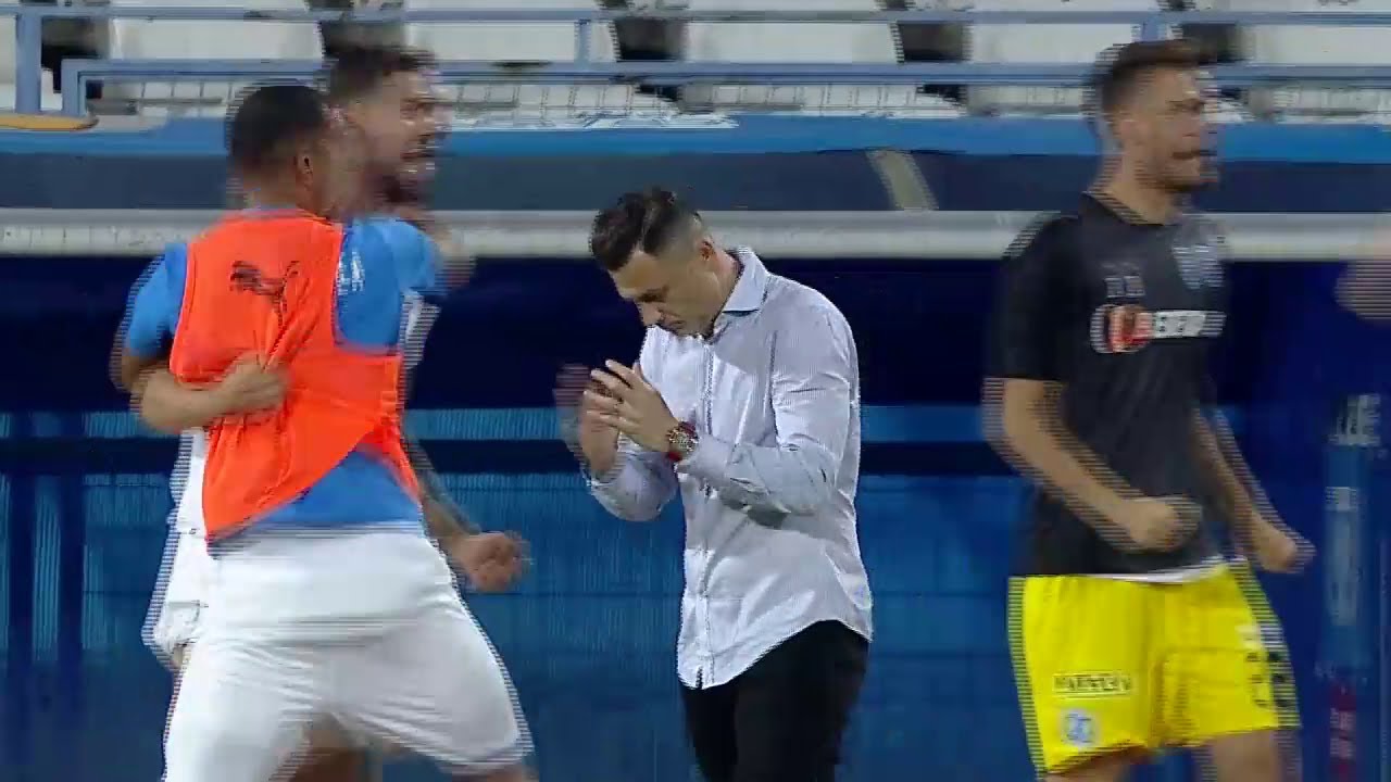 REZUMAT | Univ. Craiova - Hapoel Beer Sheva 1-1. Papp a luat roșu la pauză