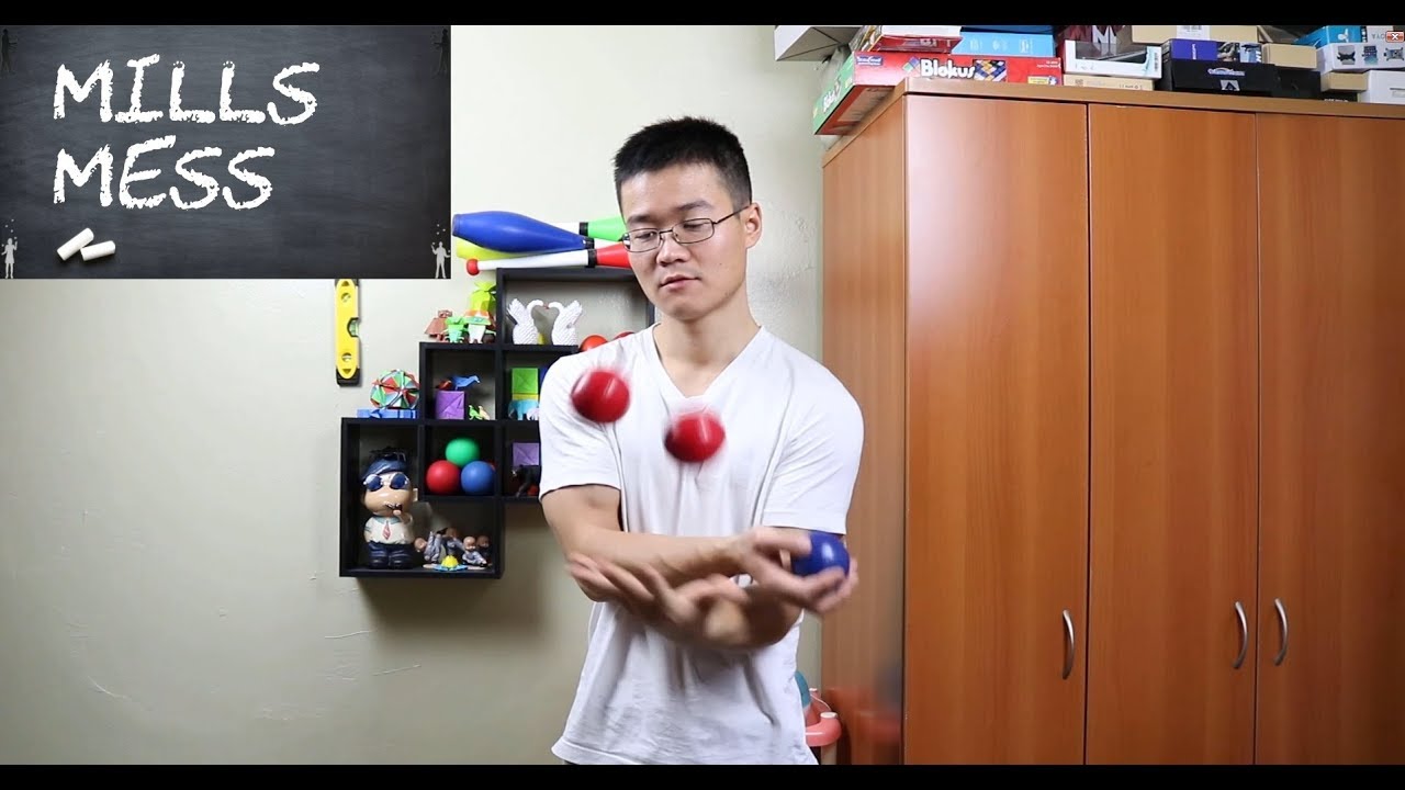 Learn to Juggle: 3-ball Mills Mess