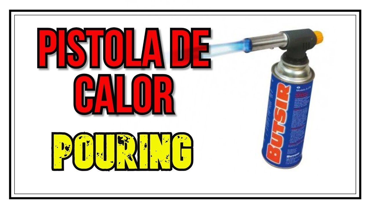 La Pistola de calor para POURING en español | PISTOLA 🆚 SOPLETE (Tutorial de acrílico fluido)