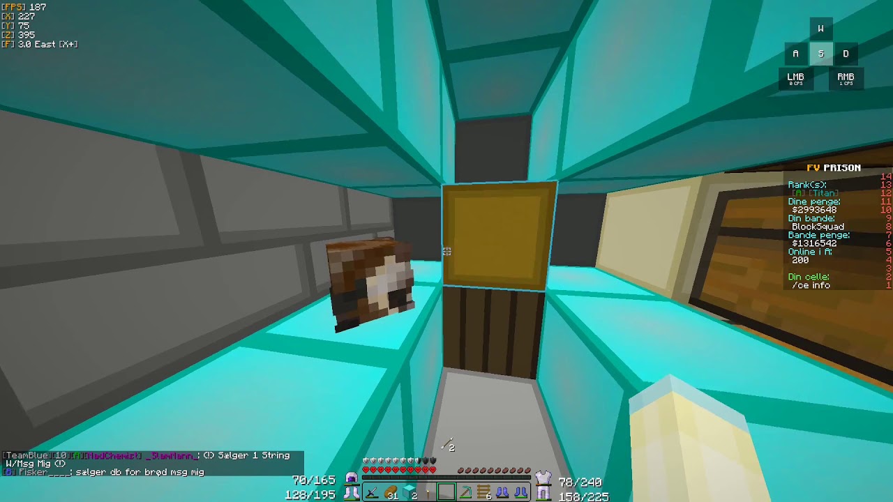 Laver mit celle design i FV Prison!