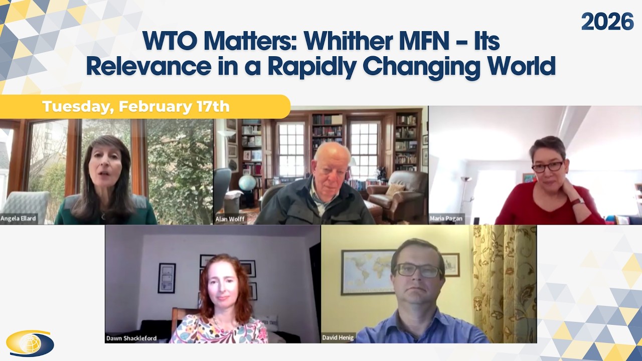 WTO Matters: Whither MFN – Its Relevance in a Rapidly Changing World