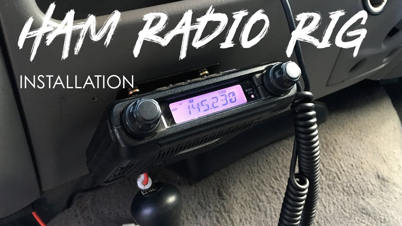 Install Ham Radio in a Ford Truck + The best way to find repeaters
