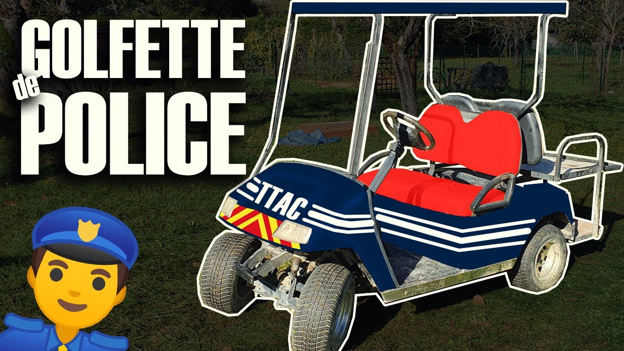 Je veux un Golfette de Police ! Episode 1 - DIY // ⓇⒷ