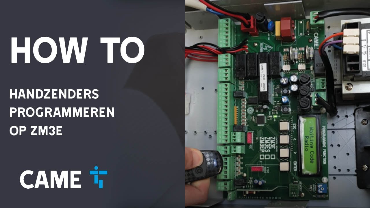 HOW TO: Hoe handzenders programmeren op ZM3E?