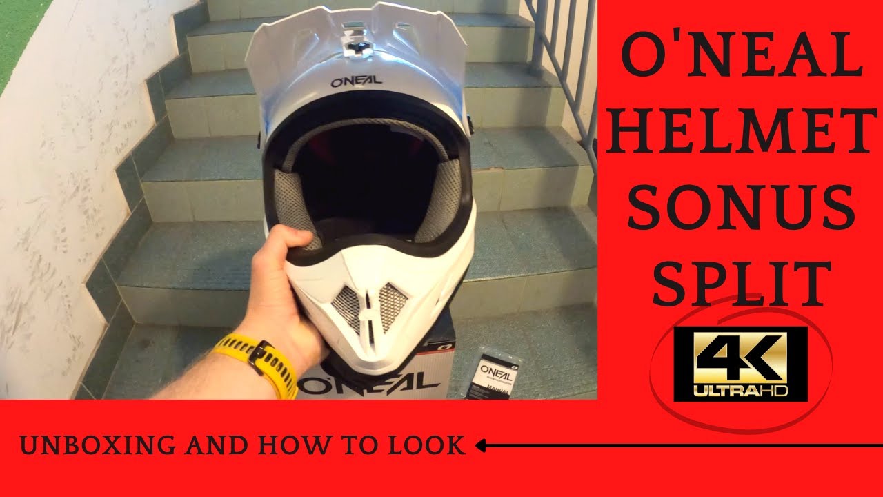 Full face O’Neal Sonus Split unboxing and look