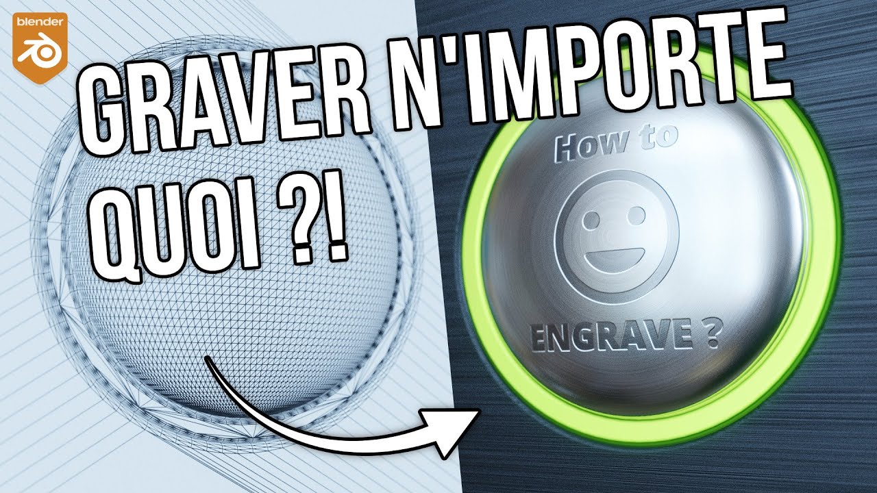 Faire des gravures - Blender tutoriel