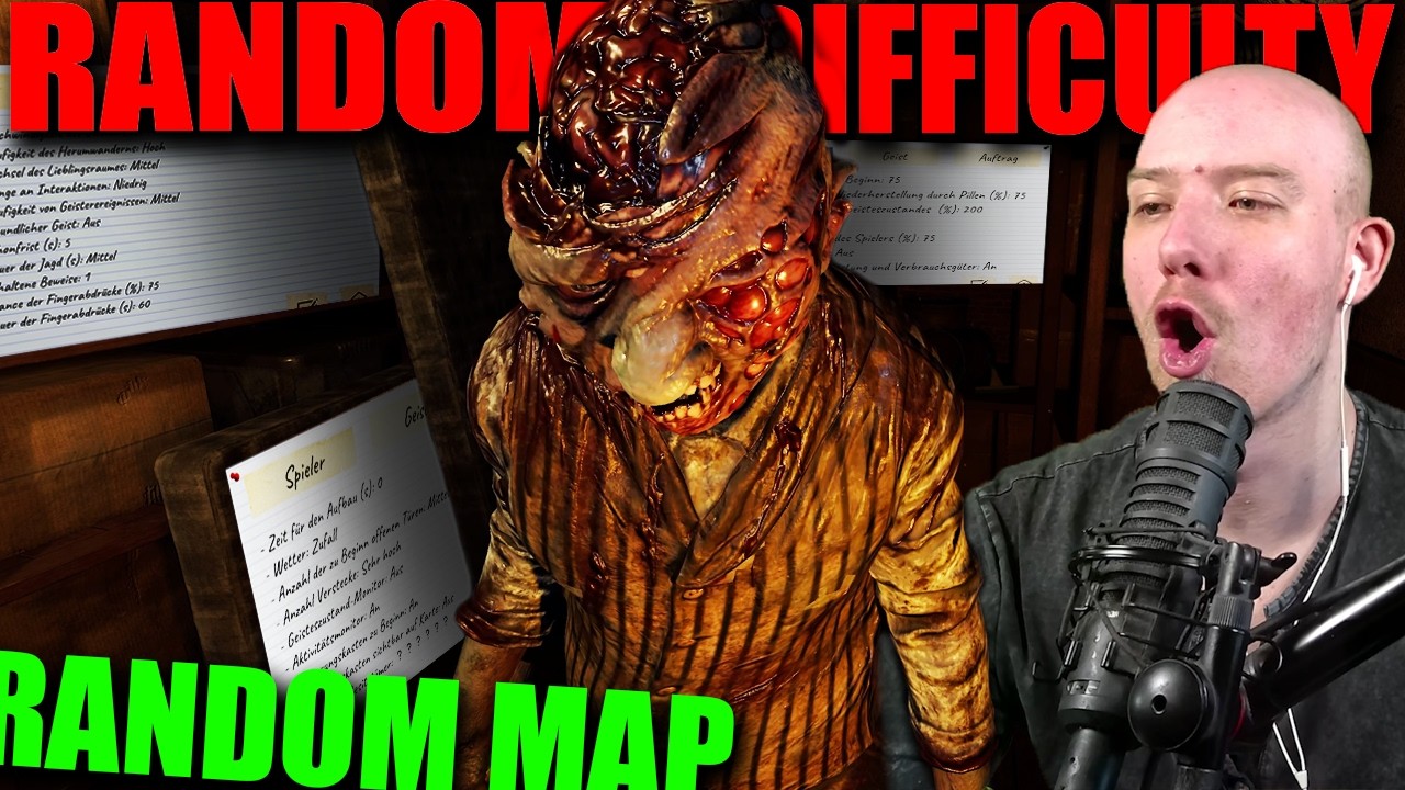 Random Difficulty - Ohne Licht in der dunkelsten Map | Phasmophobia | Solo | LvlXX-580 |PsychoD