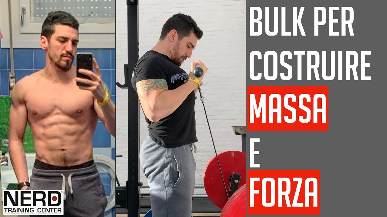 ALIMENTAZIONE PER LA MASSA MUSCOLARE
