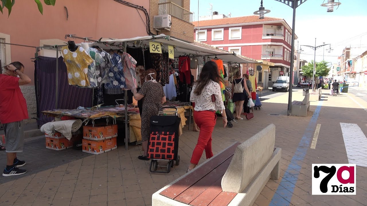 El mercado semanal de Librilla, al completo