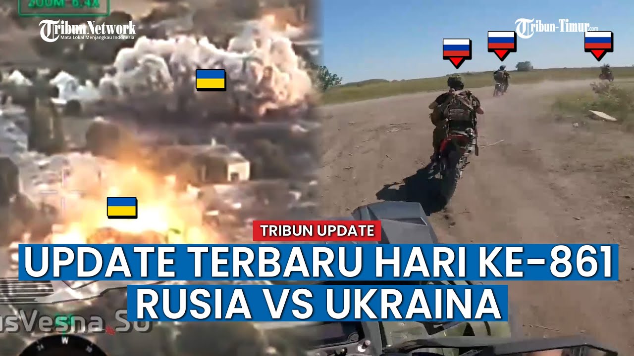 KONFLIK RUSIA VS UKRAINA HARI KE-861, Pasukan Dirgantara Rusia Ledakkan Dua Titik Pertahanan Ukraina
