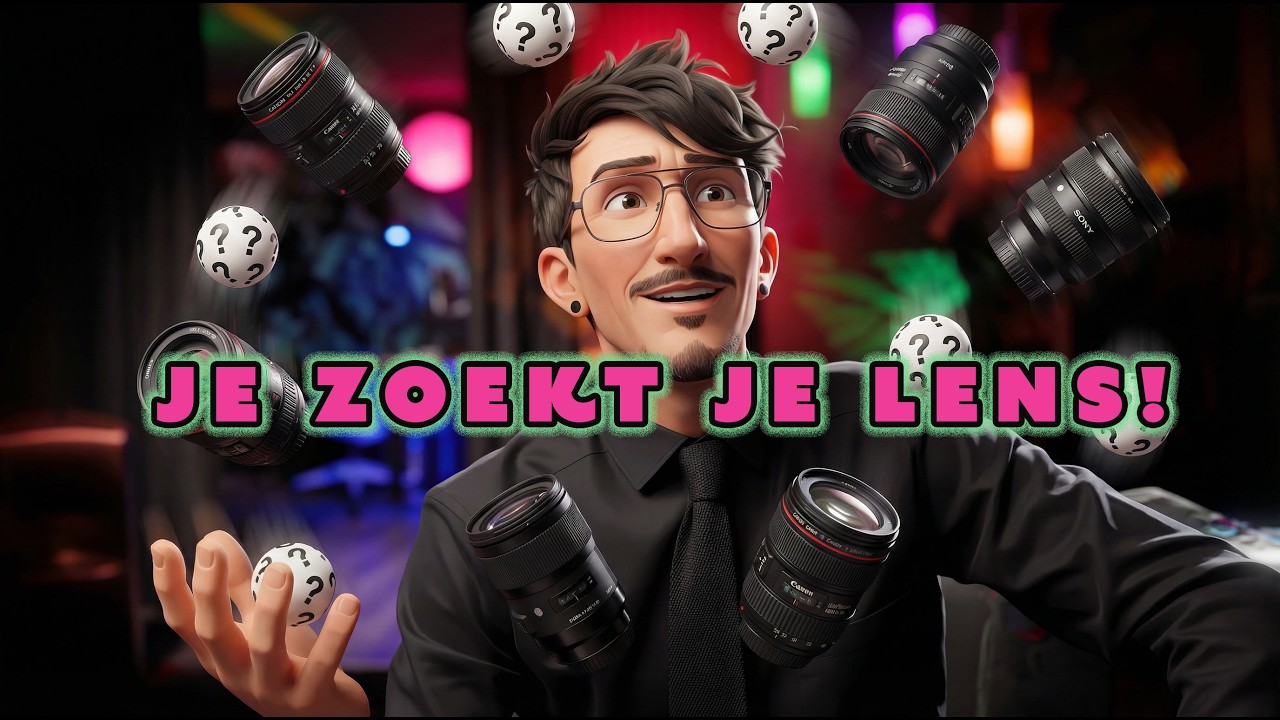 Aflevering 3: Fotograferen kun je leren - Je camera is NIET het probleem… je lens wel!