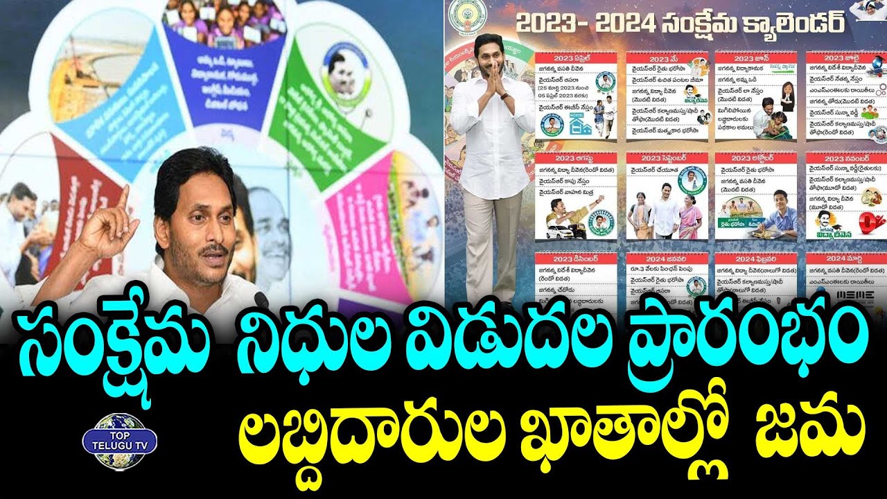 సంక్షేమ  నిధుల విడుదల ప్రారంభం | DBT Scheme Funds Released in AP | YS Jagan | YSRCP | Top Telugu TV