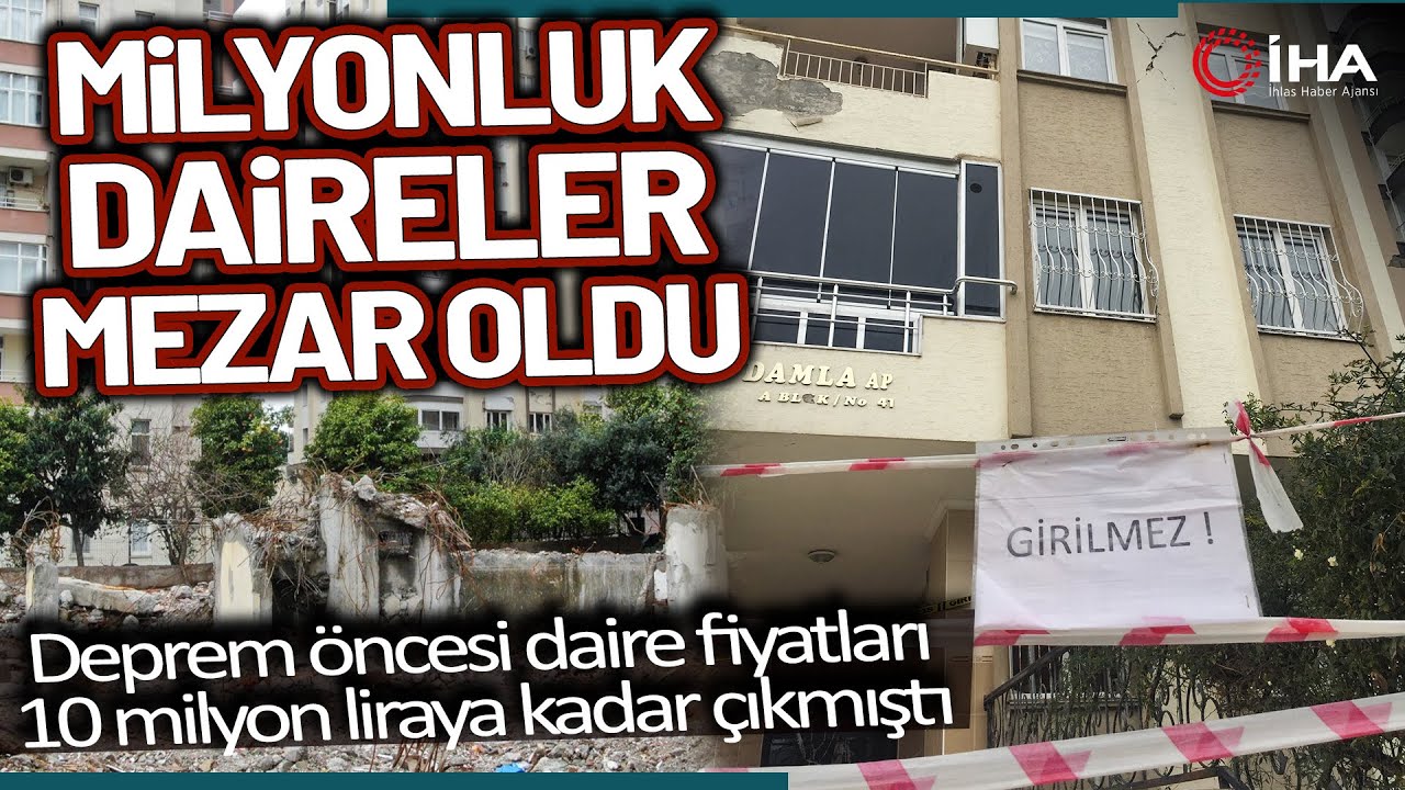 Adana’da Güzelyalı Mahallesi'nde Milyonluk Daireler Mezar Oldu
