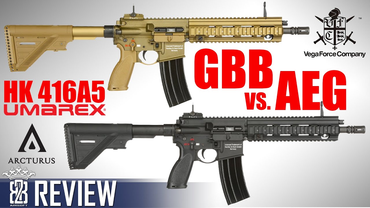 GBB vs. AEG | VFC HK416A5 vs. Arcturus HK416A5 Airsoft Review Deutsch