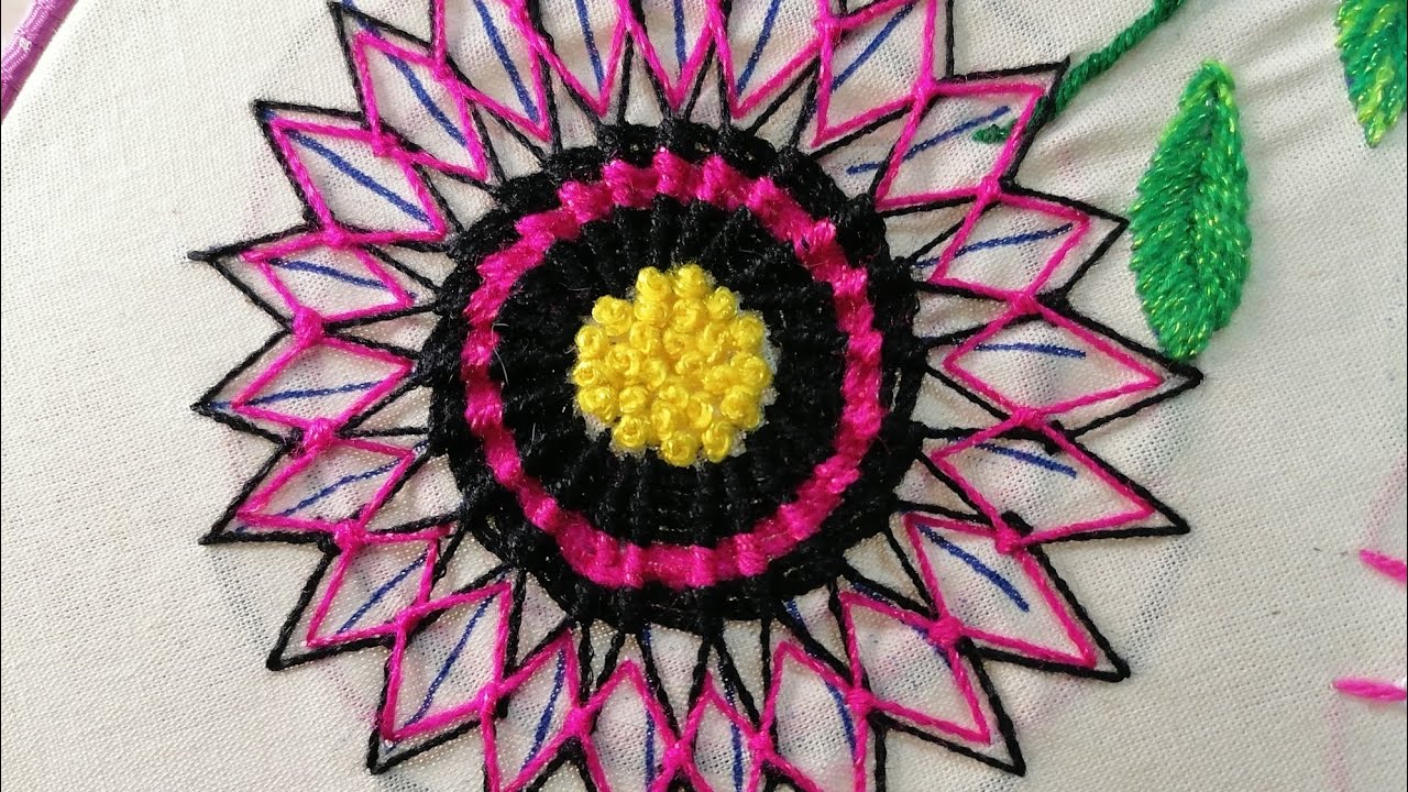 Puntada Fantasía Para Una Flor de Sol.. ☀