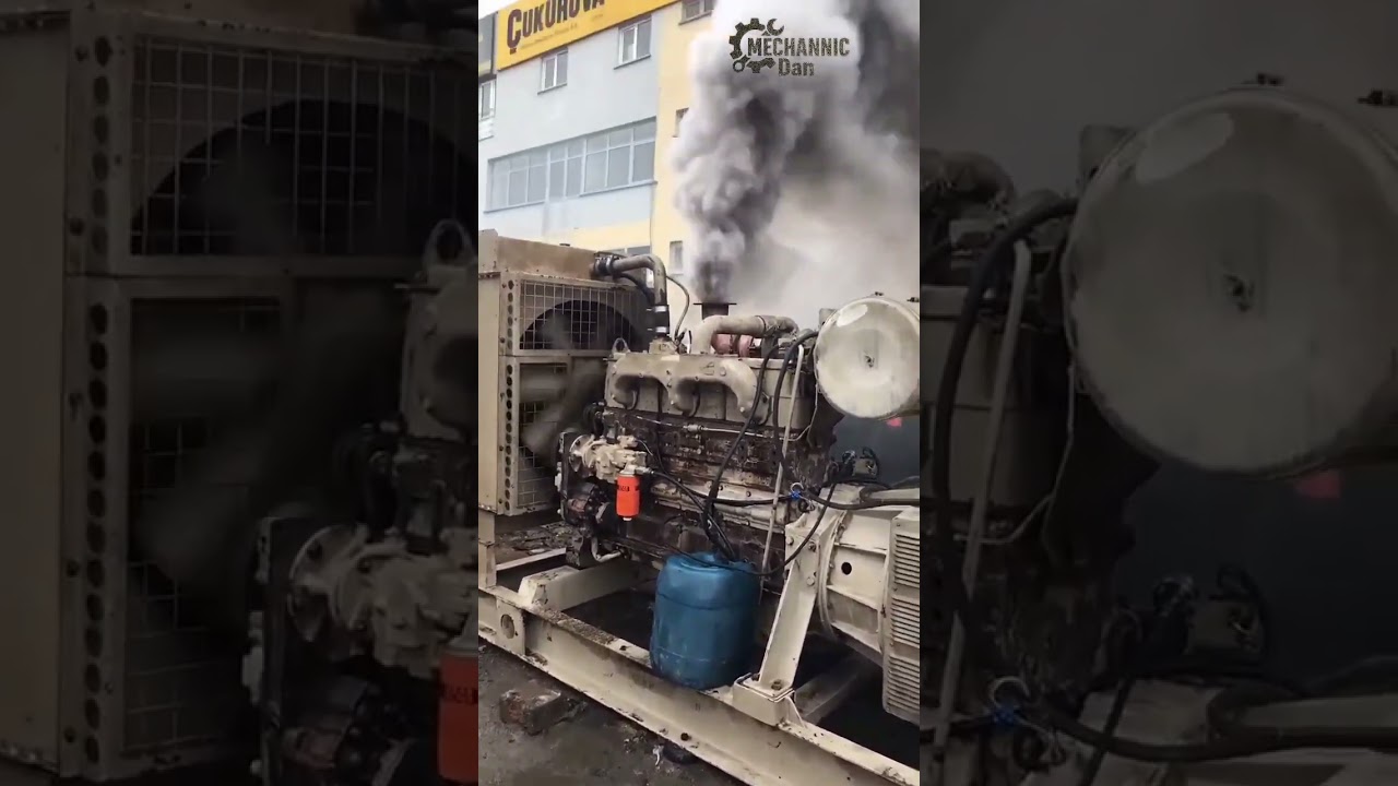 Old Diesel Engine Start-Up &ndash; Pure Sound!#short #shorts #shortsvideo #auto#mechanic #viral