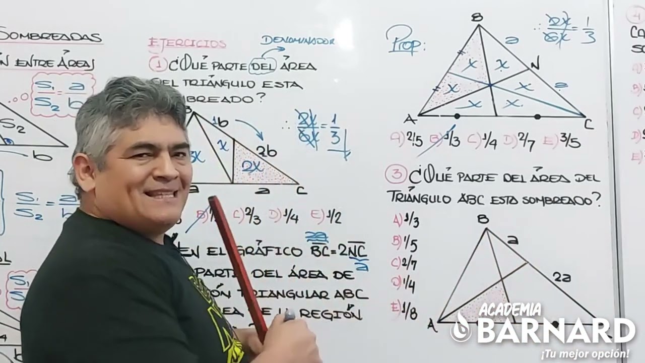 Razonamiento Matemático: Área de regiones sombreadas I