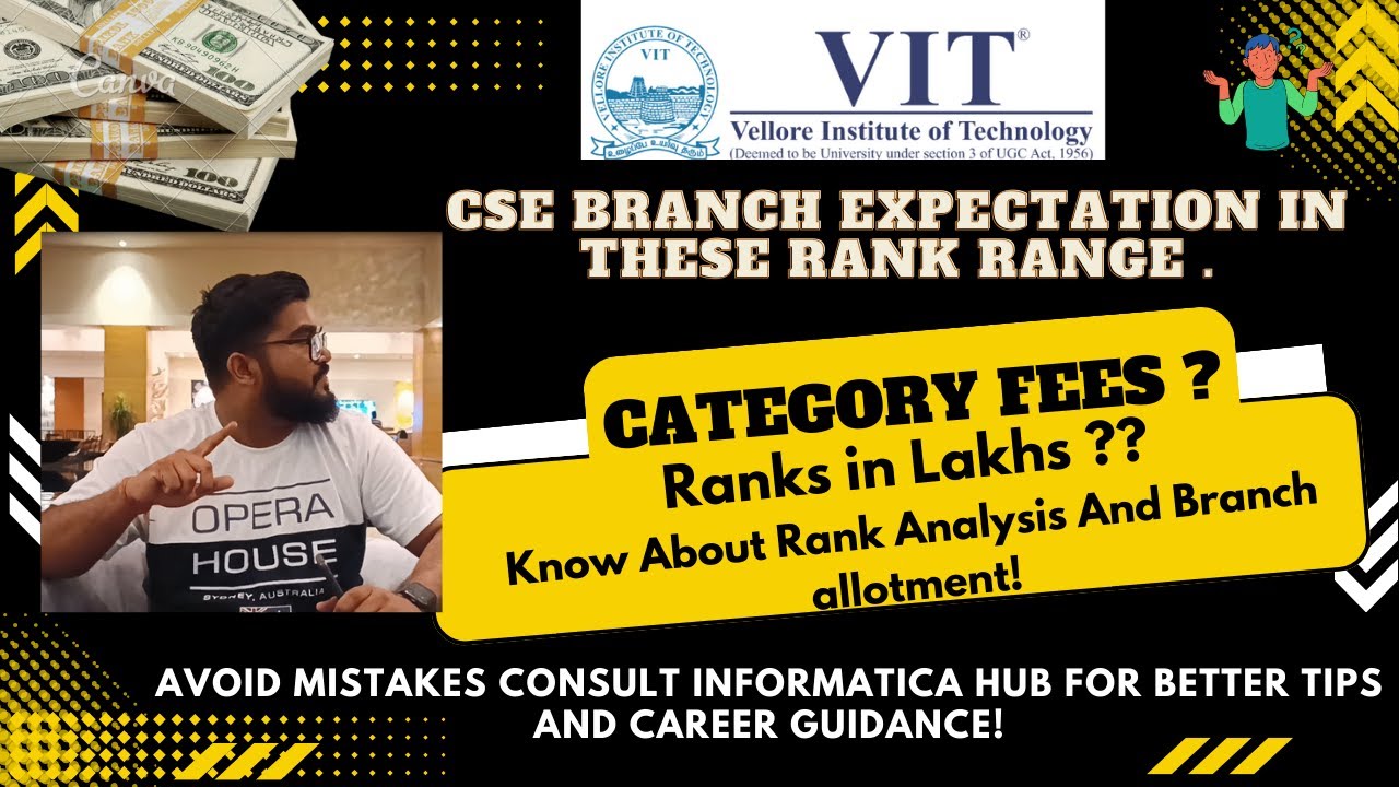 VITEEE 2024 Rank Analysis and Category Fees Details #admission2024