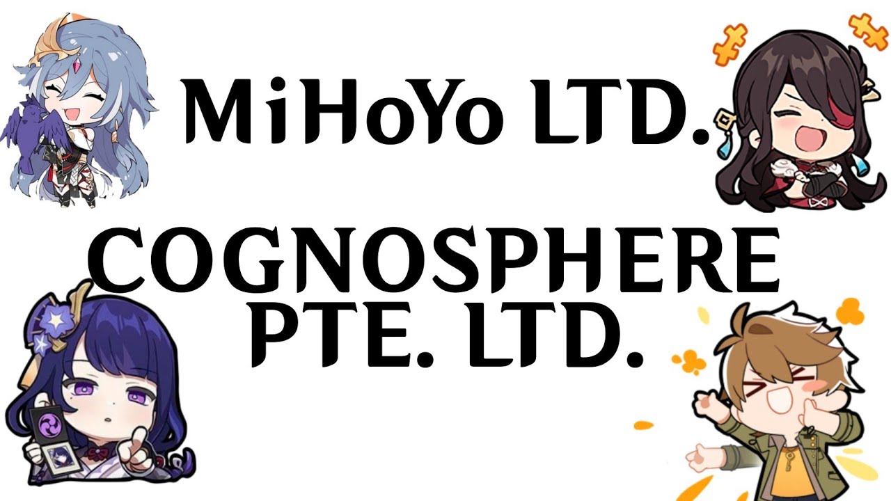 MiHoYo Changes Their Publishers to COGNOSPHERE PTE. LTD