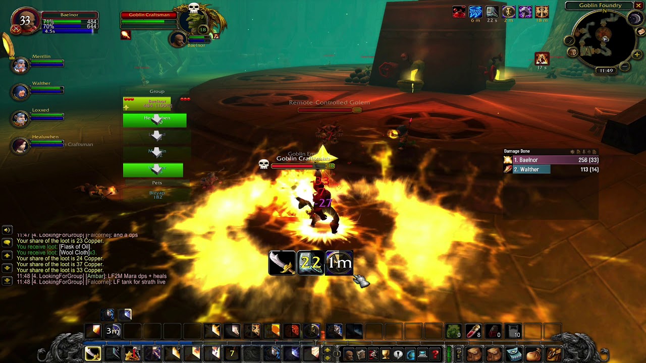 Classic WoW Paladin Tank Deadmines