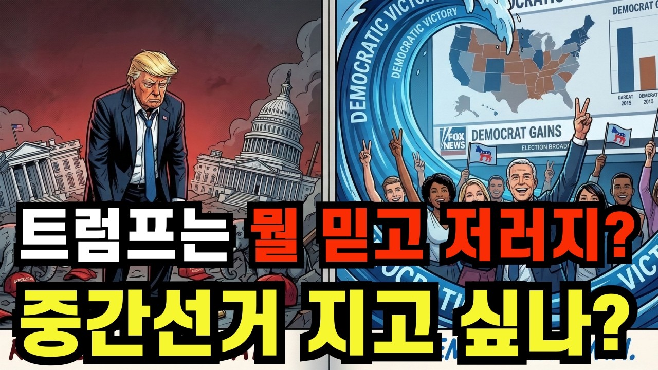트럼프가 지지율 바닥에도 전쟁 고집하는 소름 돋는 이유