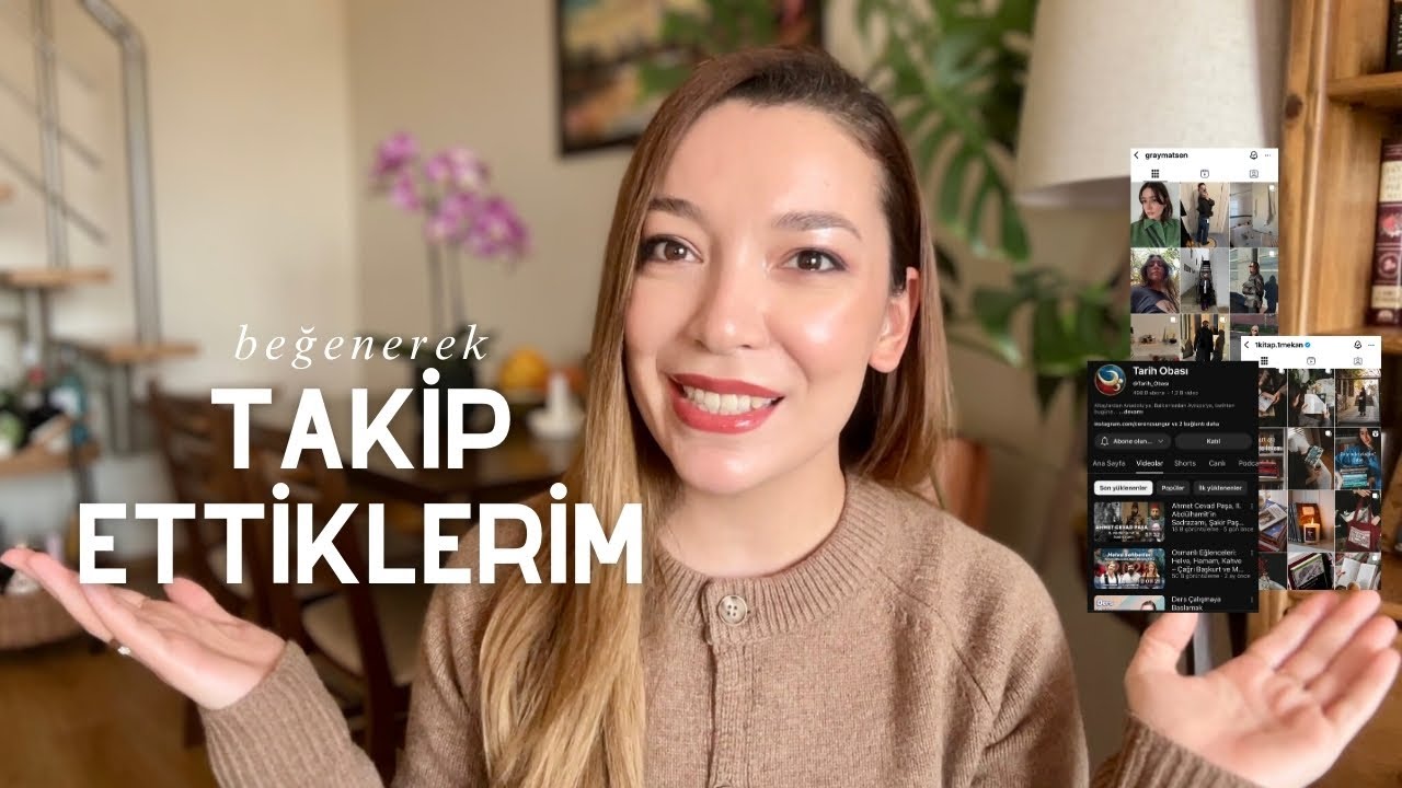 Instagram ve YouTube'da takip ettiğim hesaplar📱İlham verenler🧚🏻‍♀️ Vazgeçemediklerim 🤷🏻‍♀️