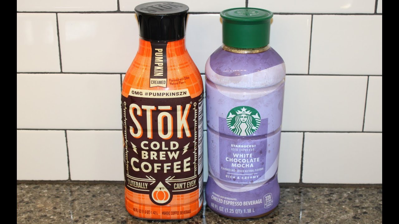 STōK Pumpkin Cold Brew Coffee & Starbucks White Chocolate Mocha Espresso Review