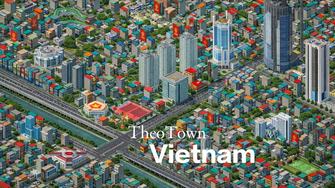 I Built a Massive Vietnam City | Realistic Mega City in TheoTown