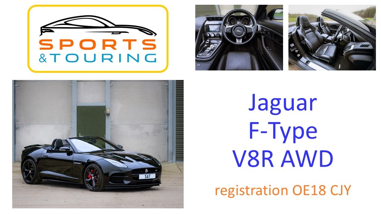 Jaguar F Type V8R AWD OE18 CJY