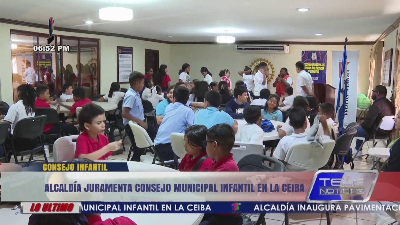 Alcaldía Ceibeña juramenta Consejo Municipal Infantil