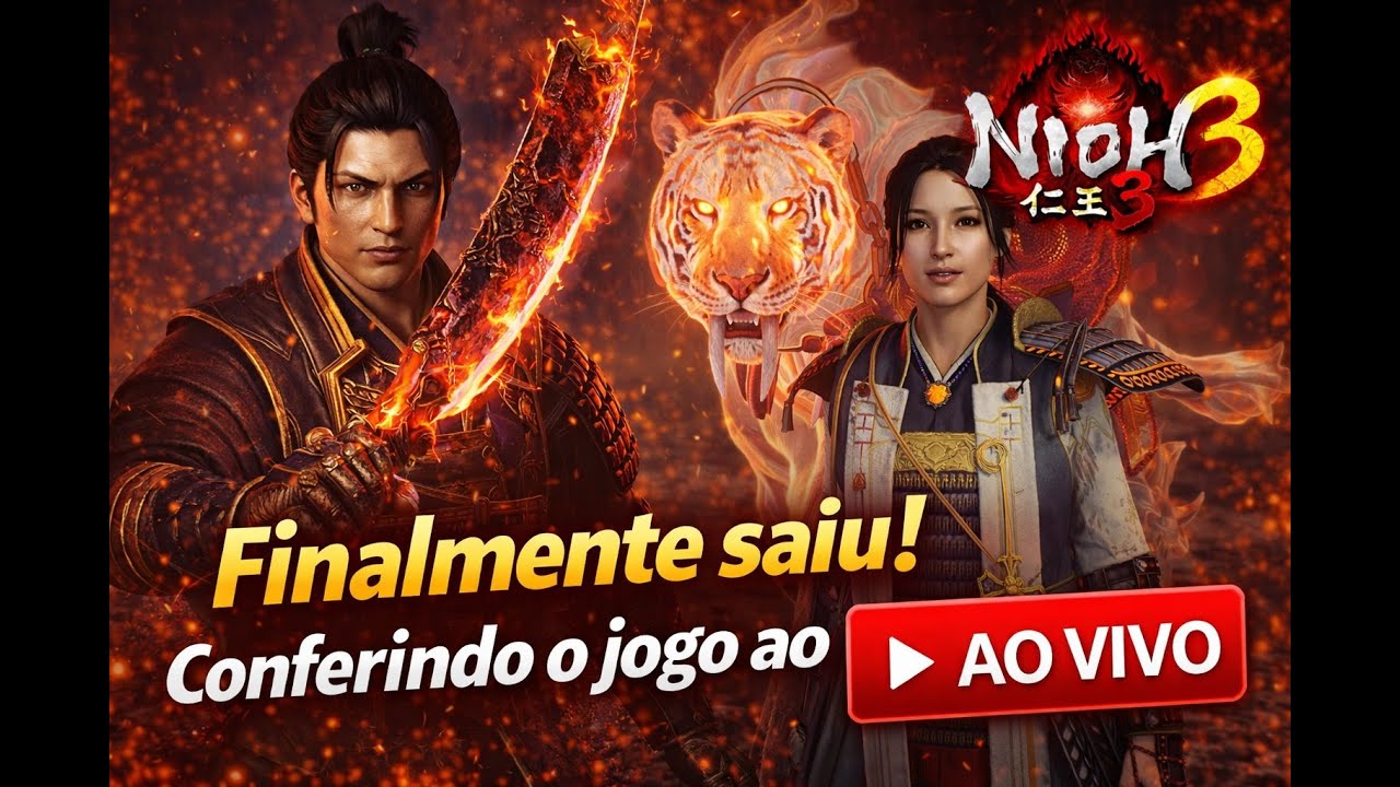 FINALMENTE SAIU ! #3 NIOH 3 JOGO COMPLETO BUILD TATENASHI