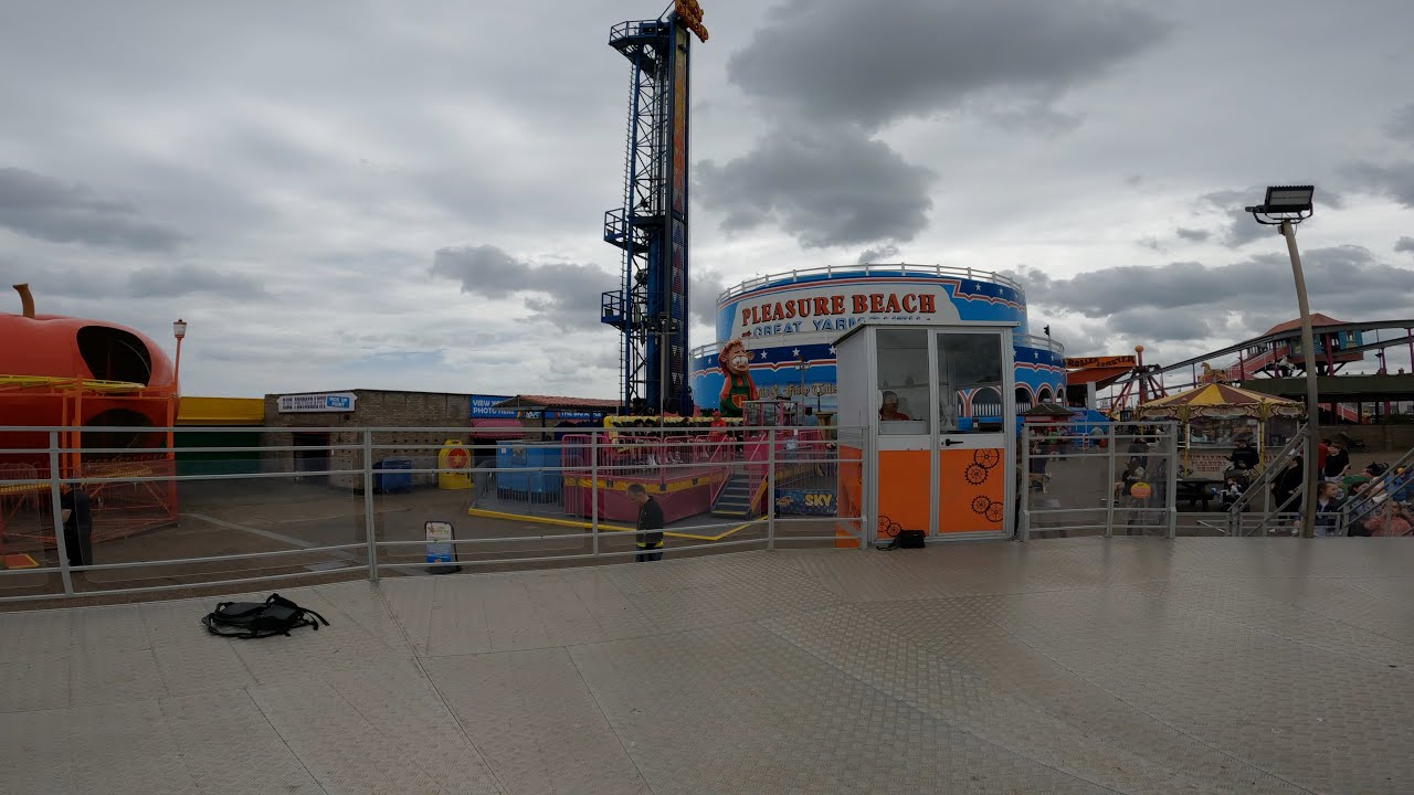 Reverse Time On Ride Great Yarmouth Pleasure Beach 2022