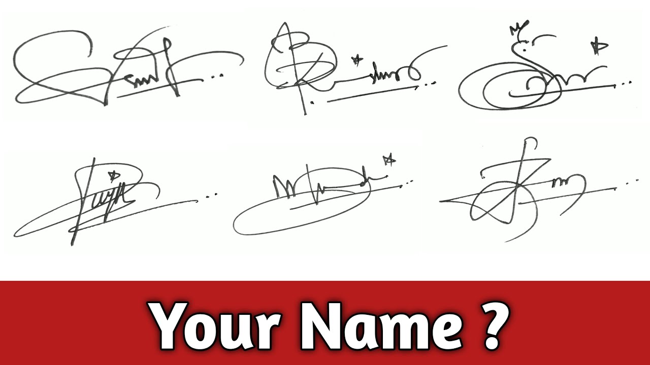 ✔️ Signature Tutorial | How To Make Your Own Signature