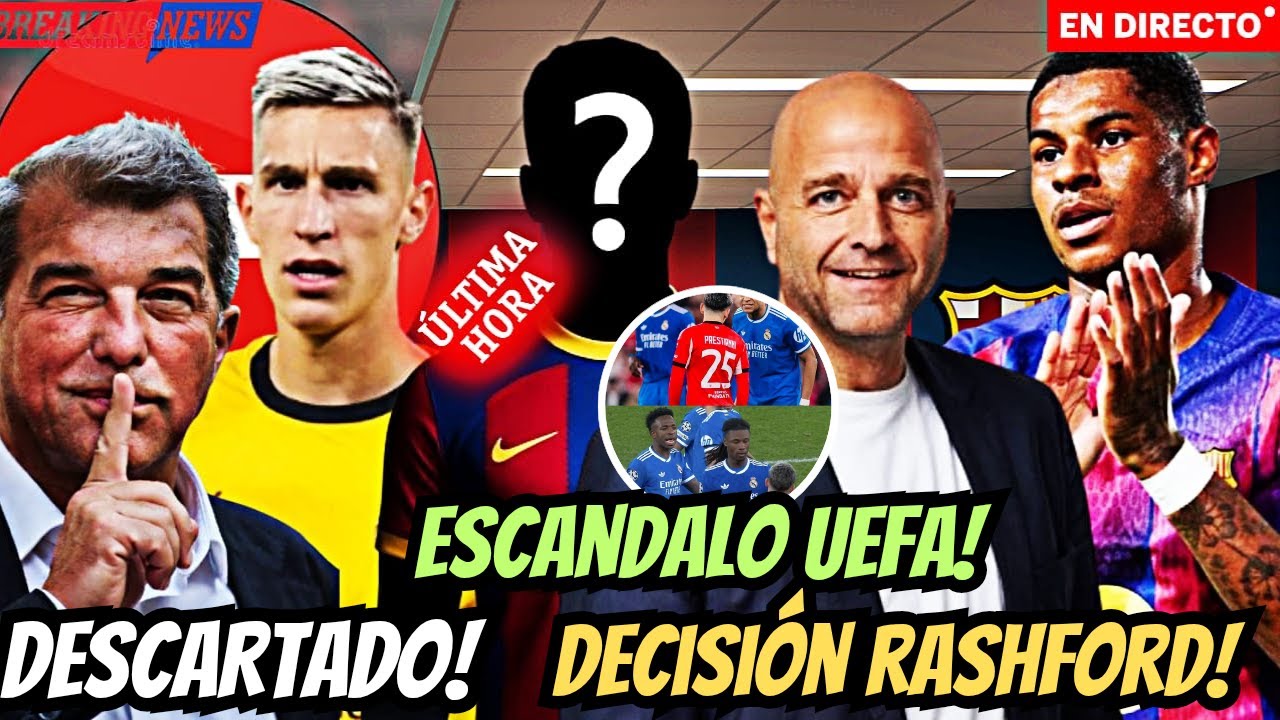 👀ESCANDALO UEFA‼️FICHAJE DESCARTADO‼️DECISIÓN TOMADA CON RASHFORD‼️ 📱