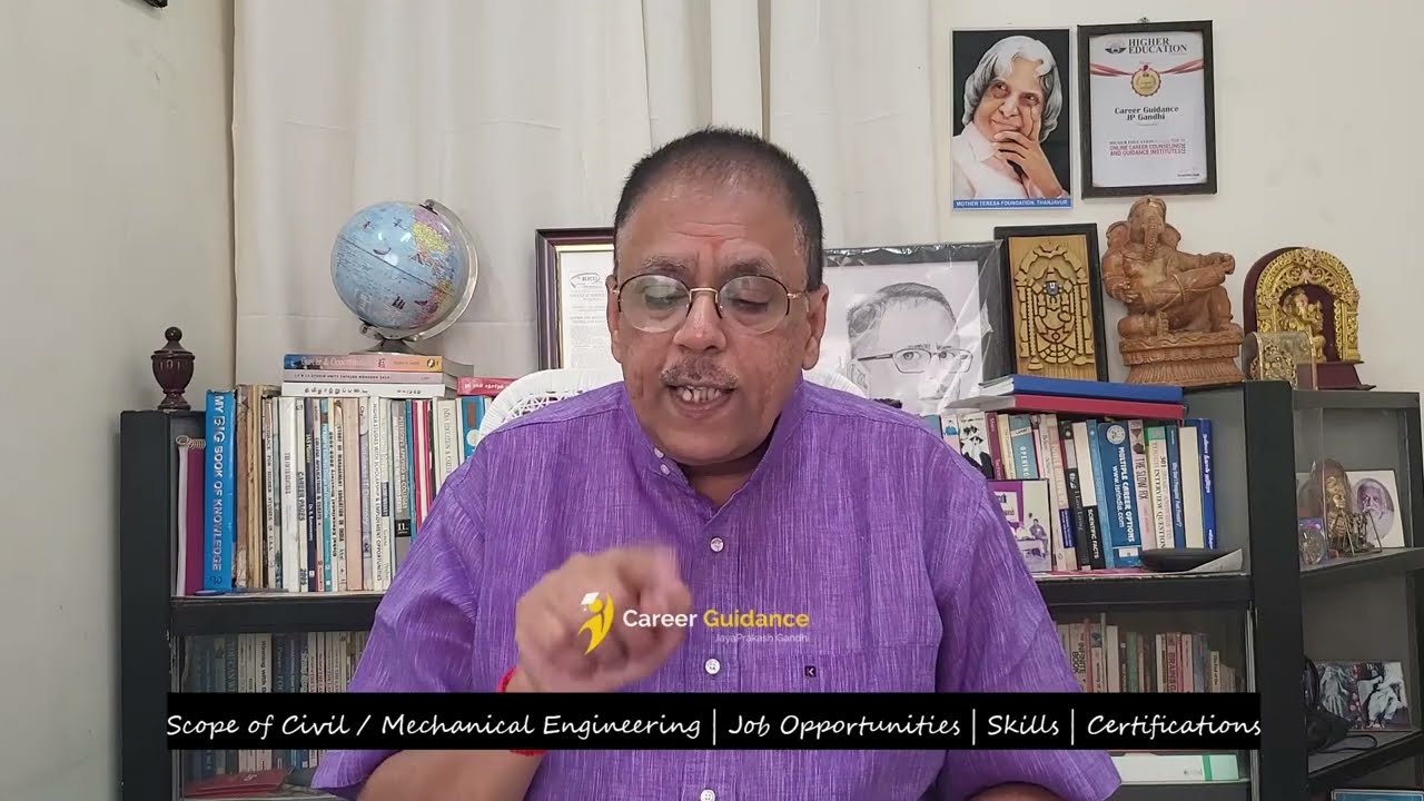 Scope of Civil / Mechanical Engineering | Job Opportunities  | Skills | Certifications