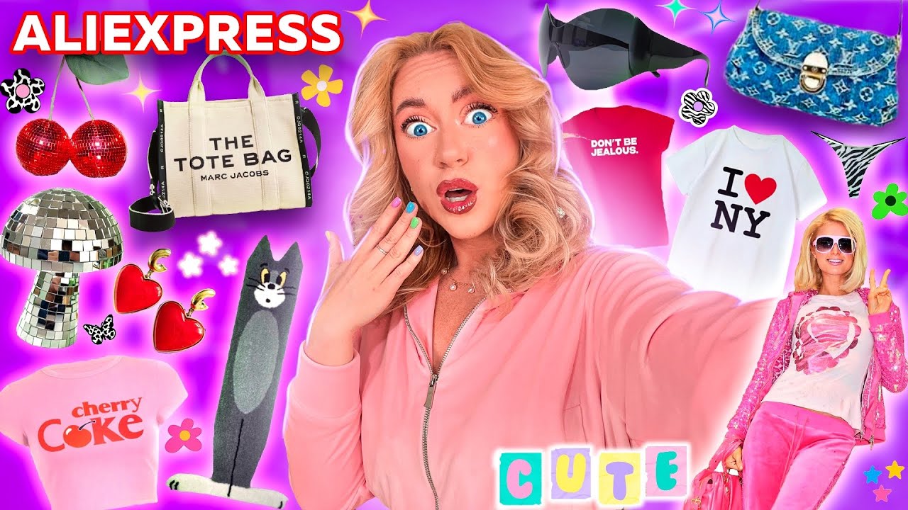 большая распаковка с AliExpress! // y2k🌟одежда, аксессуары и товары для дома как в Pinterest