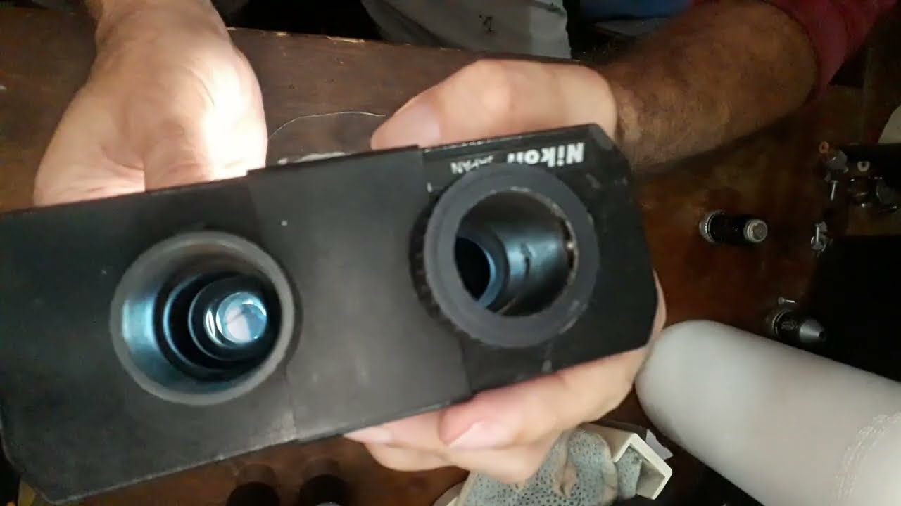 Nikon Alphaphot microscope head - cleaning