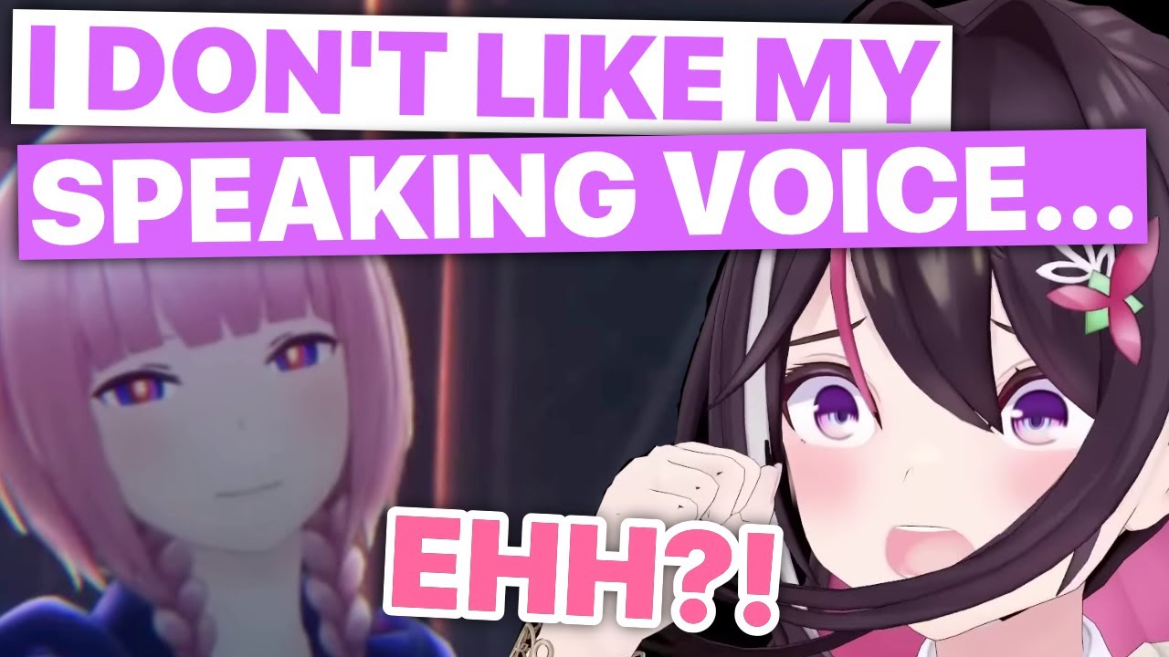 AZKi Shocked KAF Doesn't Like Her Speaking Voice (Feat. Suisei / Hololive) [Eng Subs]
