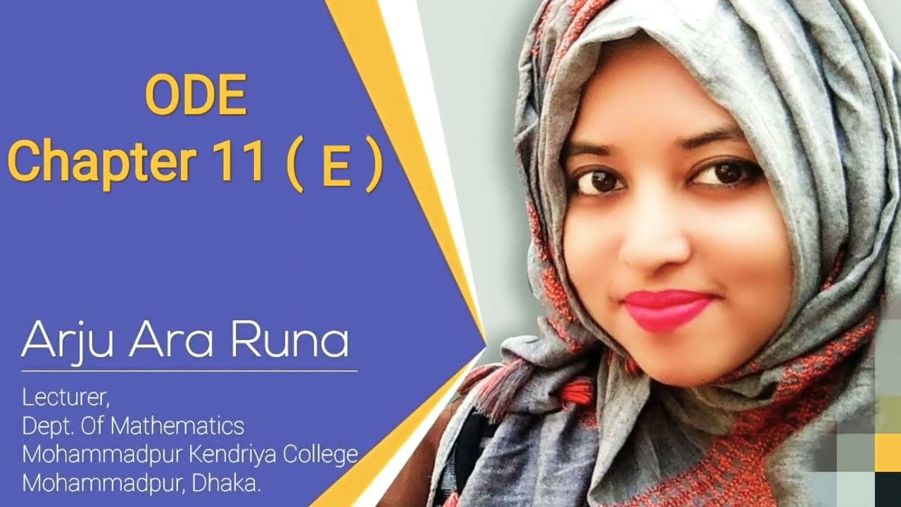 21.ODE || Chapter-11(E) || Non-Homogeneous Linear Differential Equation with Constant Coefficient
